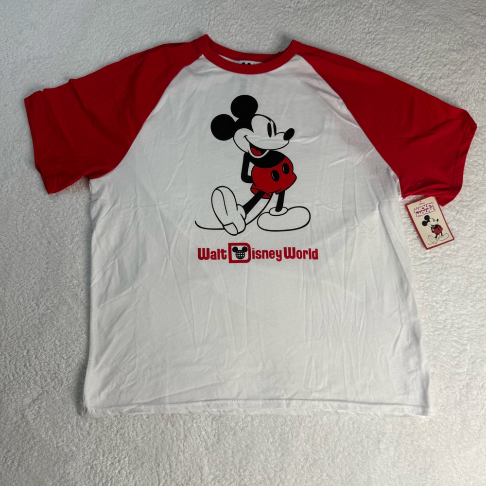 Walt Disney World Mickey Mouse Shirt  Men's XXL Raglan Sleeve (Org. $35) NWT‎